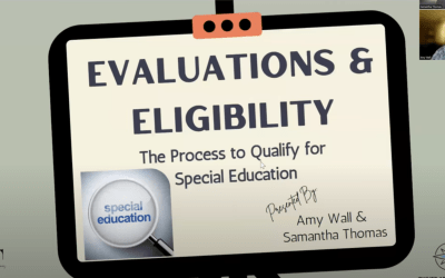 Evaluations and Eligibility